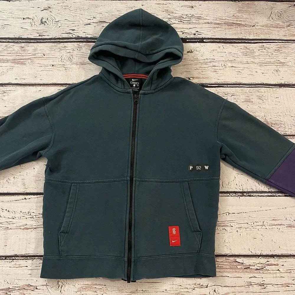 Nike Kyrie Irving Full-Zip Power‎ Within Hoodie Zip Jacket Boys Size Large